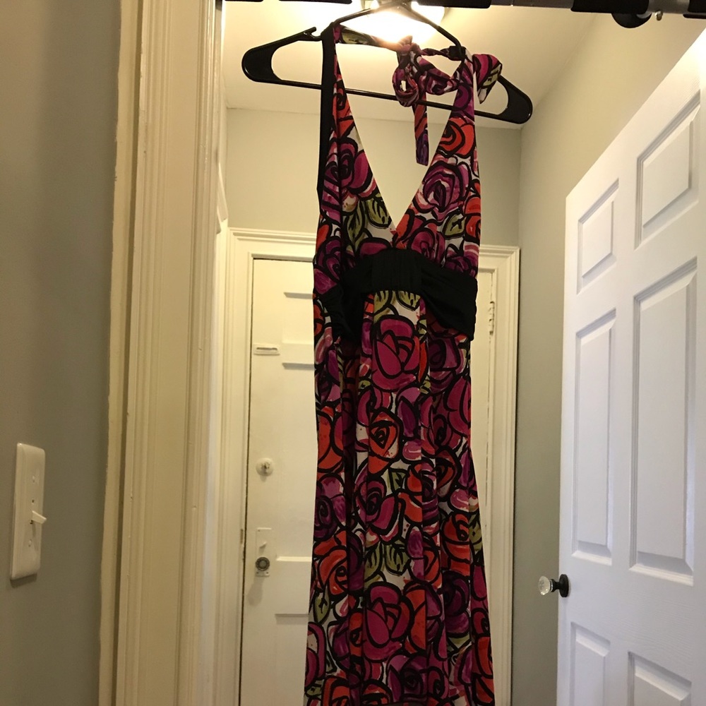 Floral Speechless halter neck dress
